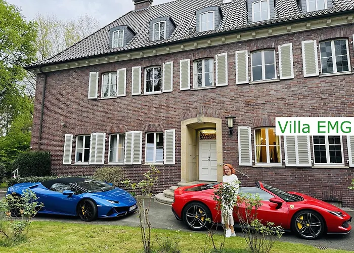 Luxury Emg - Historische Mit Sauna, Spa, Garten & Grossem Essbereich Fuer Bis Zu 22 Personen Steinfurt